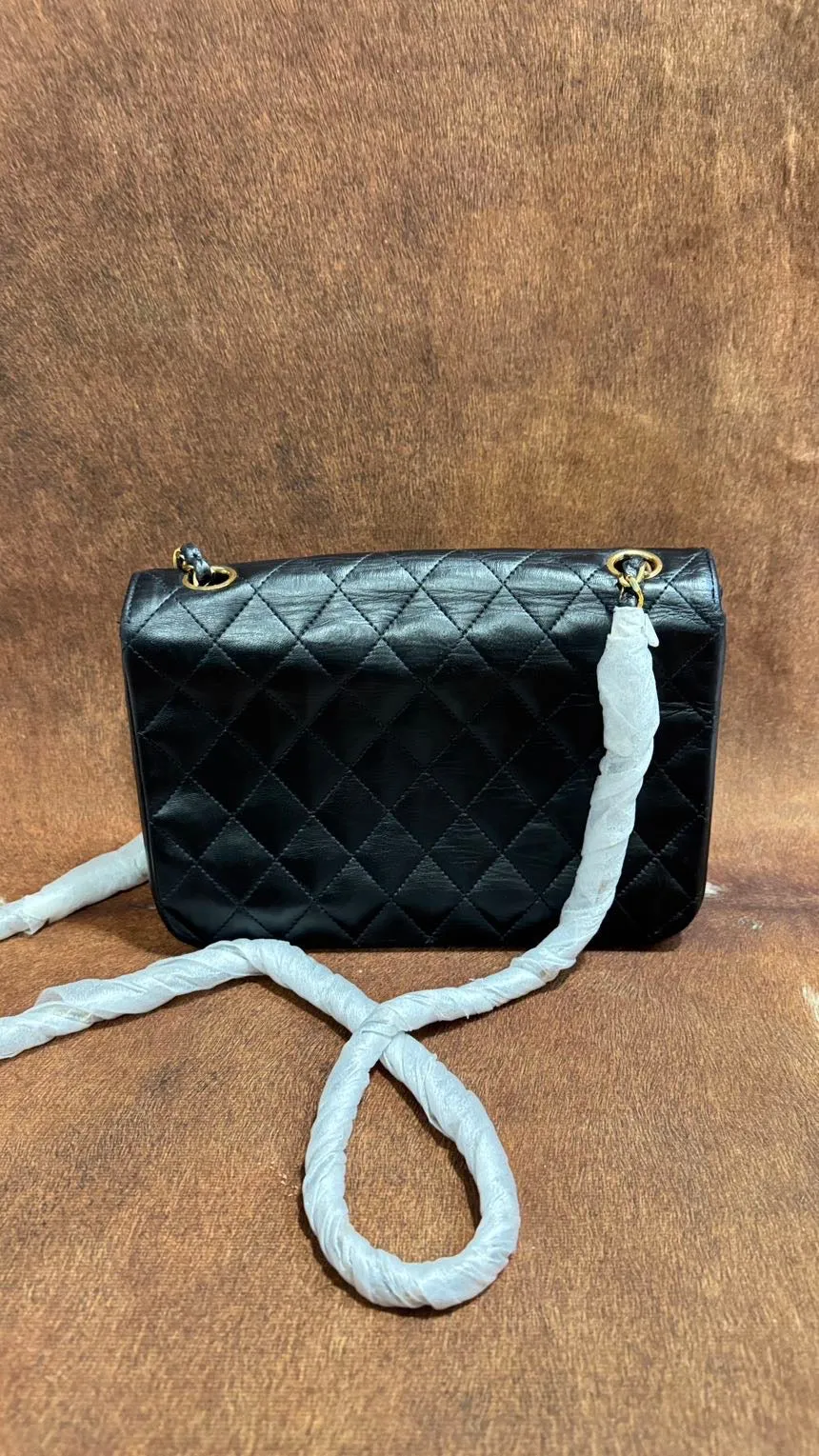 - Flap Black Price-conscious Chanel Global express Bag Shoulder Leather Vintage Bag