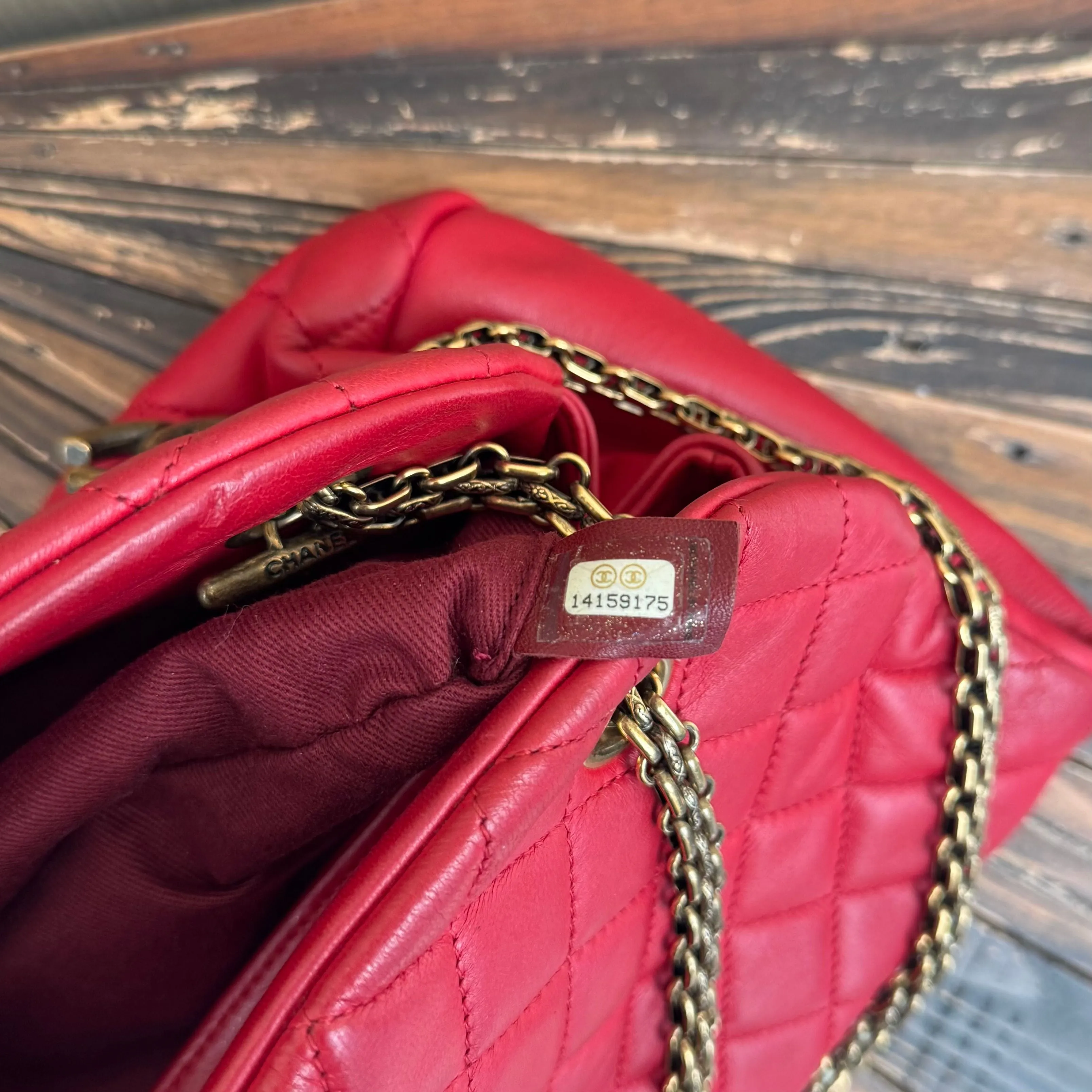 - Just Mademoiselle Mega sale Shoulder Bags, Chanel Medium Handbags Durable Red