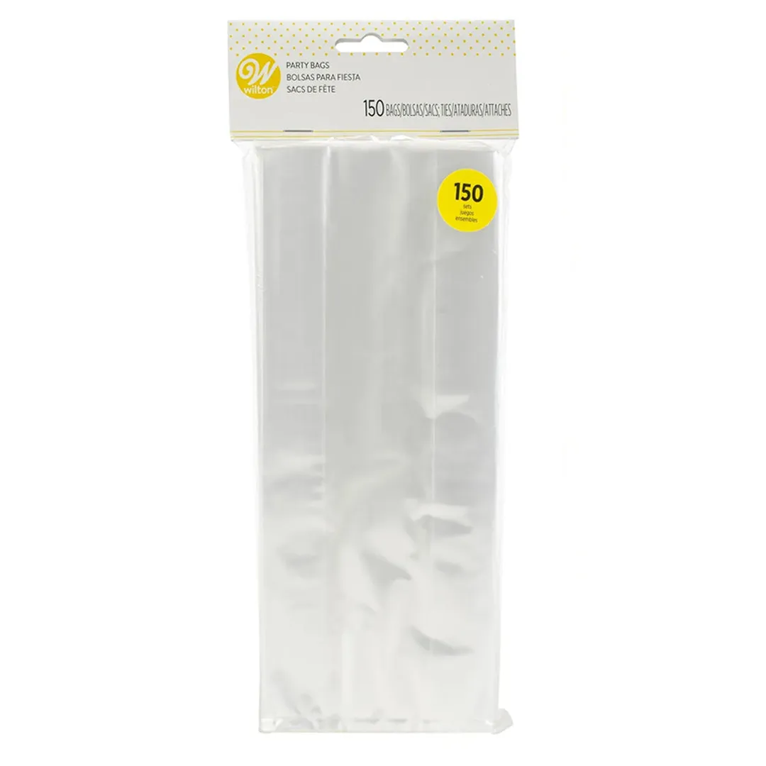 1912-0161 Party Bag Clear 150ct