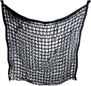 1PCS Black Pe Braided Rope Hay Bags Slow Feed Hay Net Bag Full Day Horse Feeding Large Feeder Bag