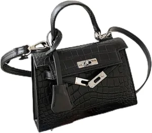 1pcs Cross Body Bag With Crocodile Pattern Portable Small Square Bag Leather Crossbody Bag Shoulder Bag Designer Handbags