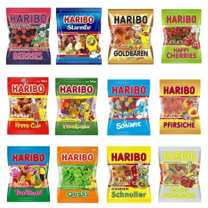 5LB German Gummy Candy Bulk Assortment - Variety of 6oz Dye Free Bags of Candy Gummies Perfect International Alternative