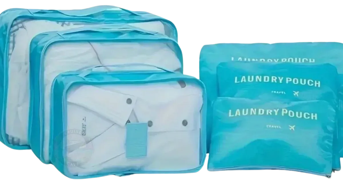 6 Piece Travel Luggage Storage