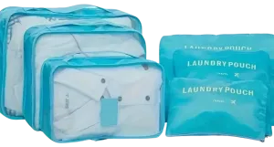 6 Piece Travel Luggage Storage