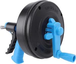 65Mn Steel Drain Cleaning Machine, 2 Modes Unclogger Drain Auger for 50-75mm Pipe, Ideal Plumbing Auger with Drill Adapter, Easily Removes Hair and Clogs in Kitchen and Bathroom