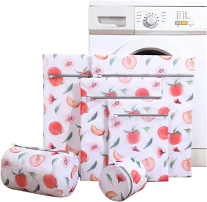 6Pack Mesh Laundry Bags, Delicates Laundry Bag for Washing Machine, Travel Storage Organize Bag, for Laundry Blouse, Bra, Hosiery, Stocking, Underwear, Lingerie