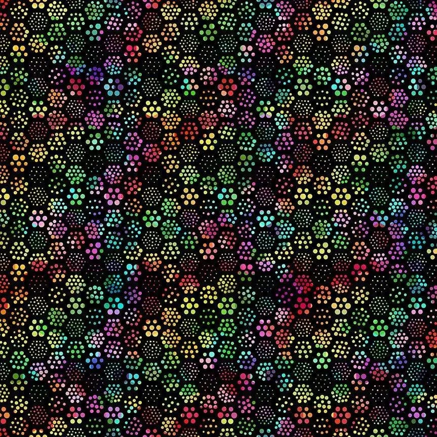 A Groovy Garden Hex in Multicolor