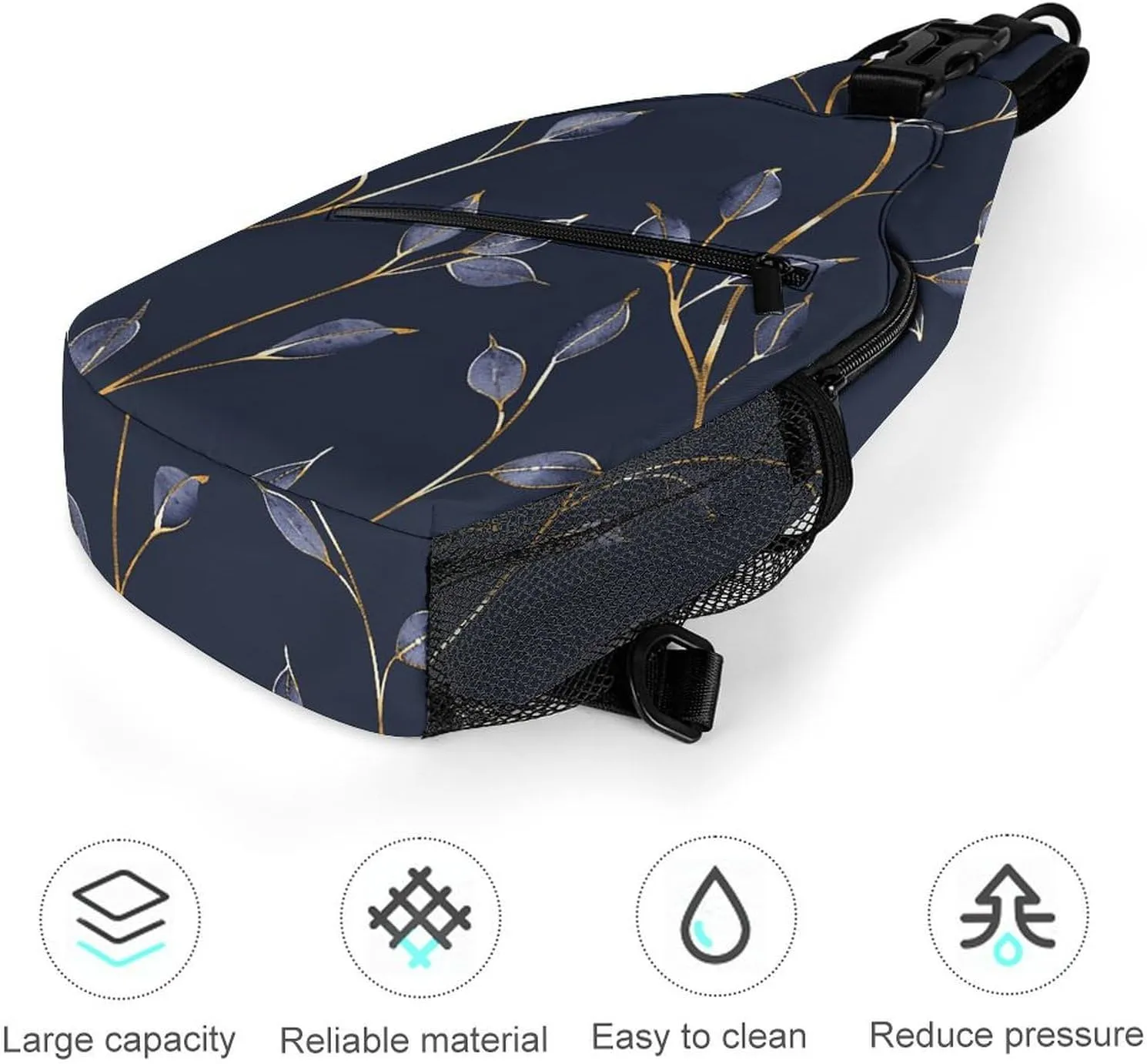 A Range of Sea Creatures Sling Bag Crossbody Bags Cross Body Bag Fanny Packs Chest Bags Sling Purses for Travel
