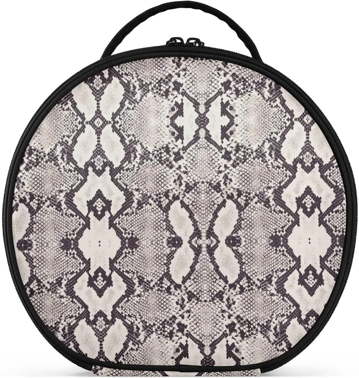 ALAZA Snake Skin Grunge Portable Cosmetic Bag Large Capacity Makeup Bags