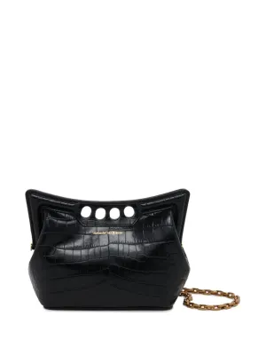 Alexander Mc Queen The Peak Leather Mini Bag