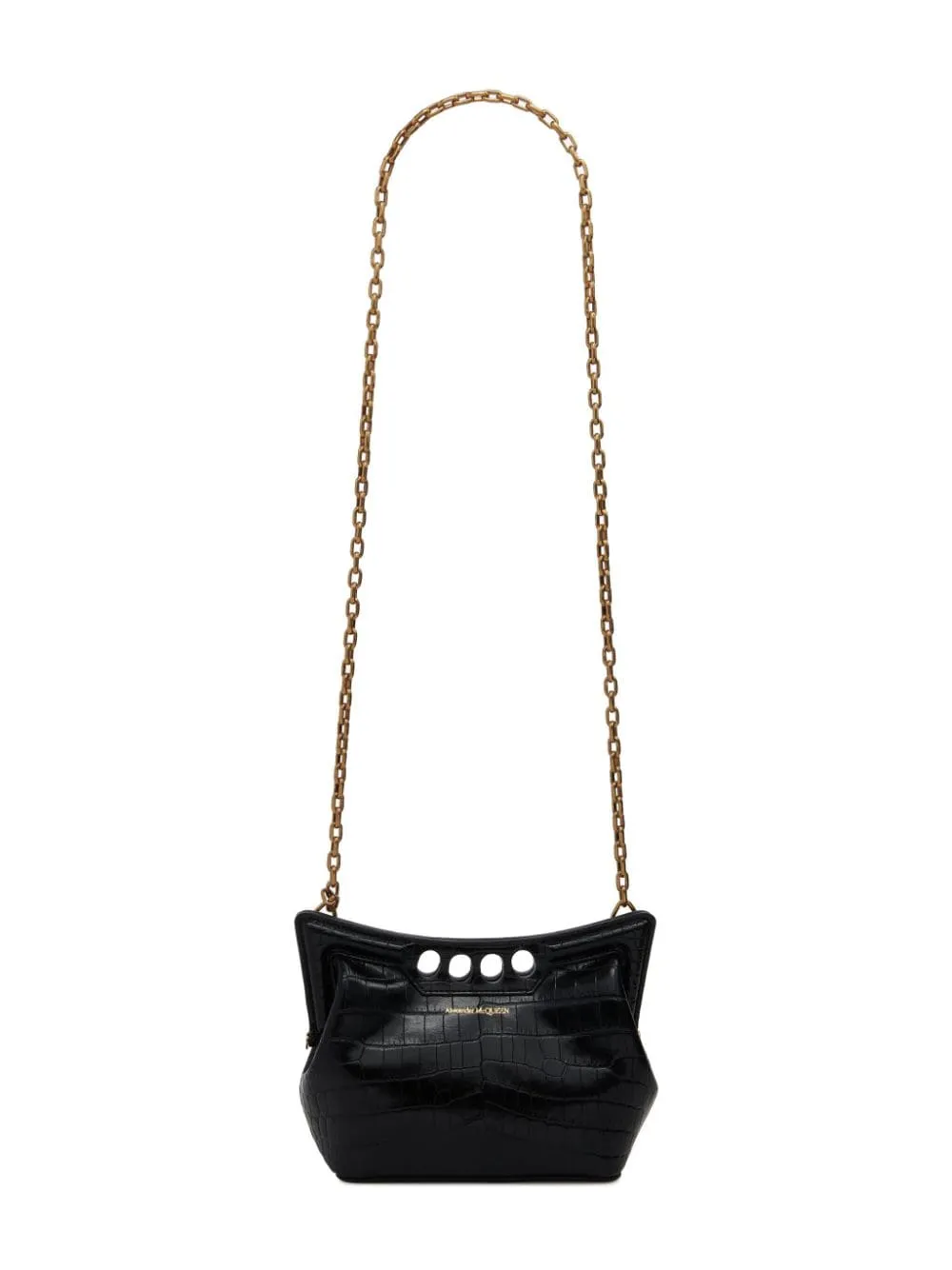 Alexander Mc Queen The Peak Leather Mini Bag