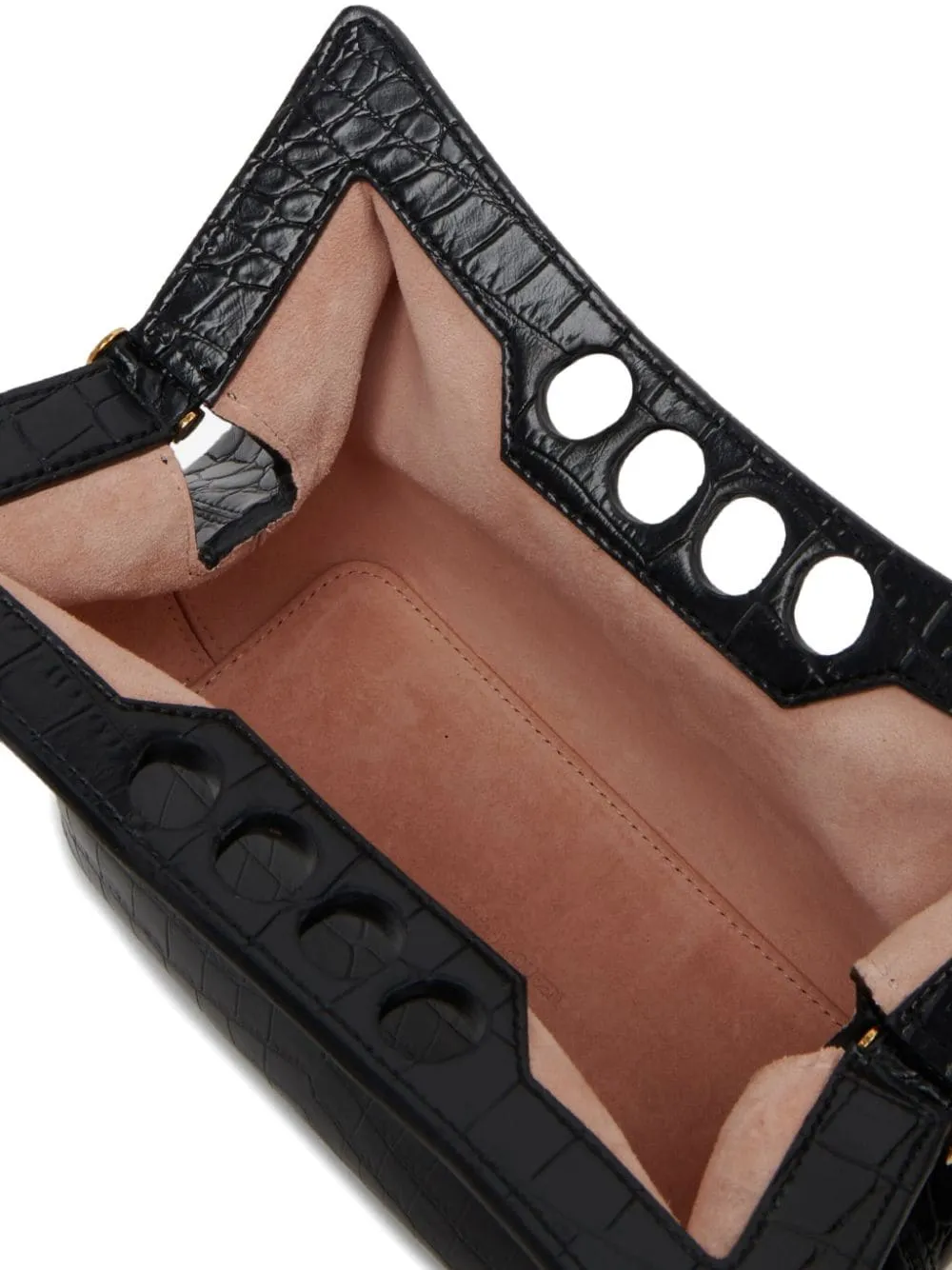 Alexander Mc Queen The Peak Leather Mini Bag