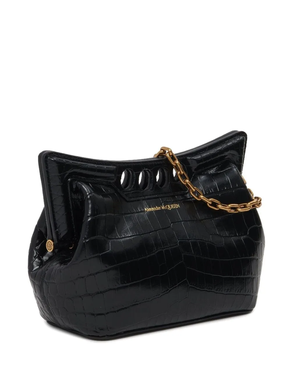 Alexander Mc Queen The Peak Leather Mini Bag