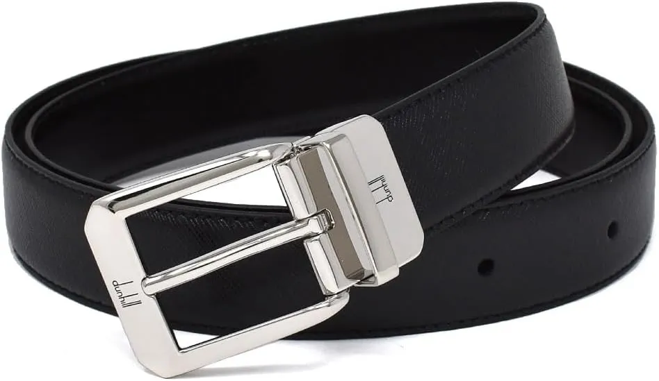 Alfred Dunhill Dunhill Belt Men's Reversible fasettosafia-noreza- Black hpw145 a42 [parallel import goods]