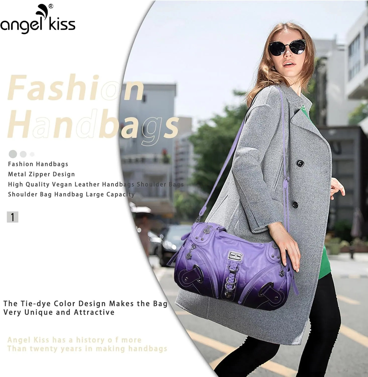 Angelkiss Hobo Purses and handbags for Women Satchel Handbag Women Purses Large Daily Shoulder Bags