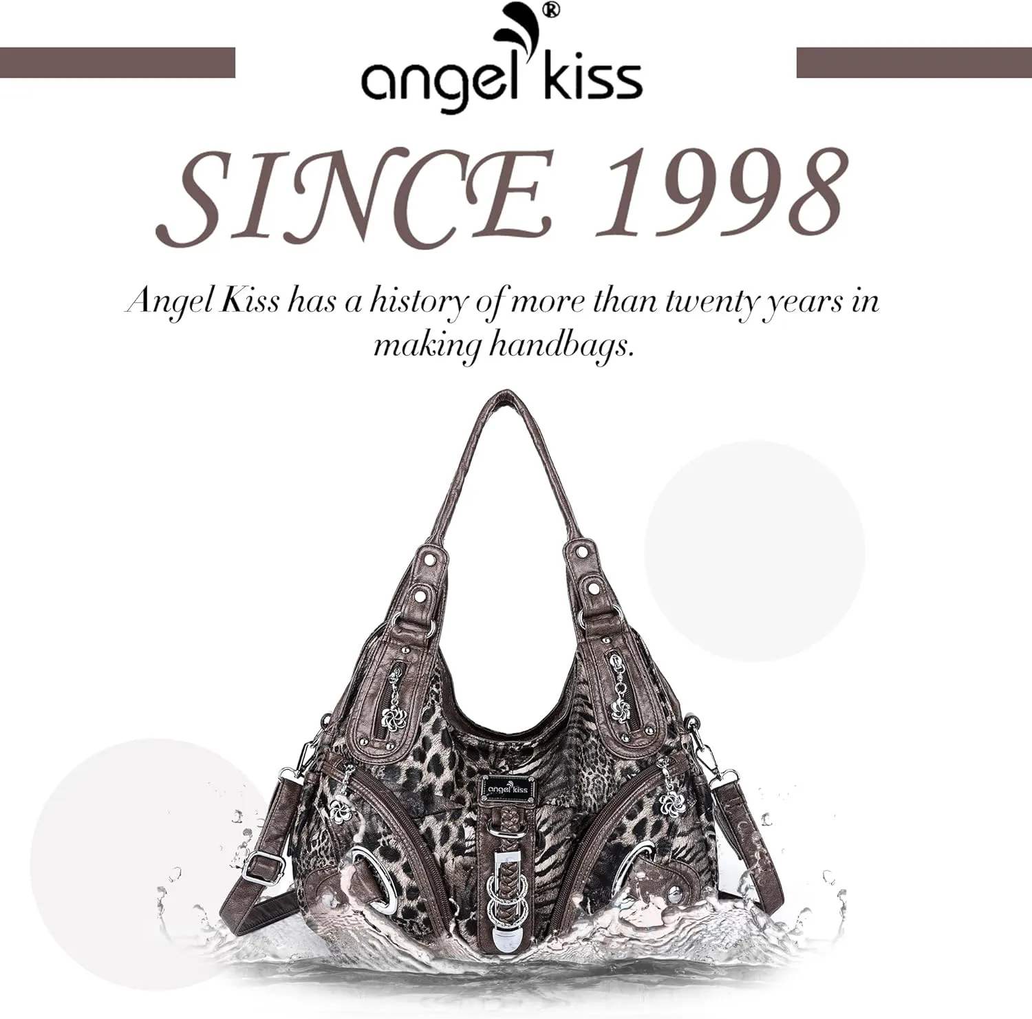 Angelkiss Hobo Purses and handbags for Women Satchel Handbag Women Purses Large Daily Shoulder Bags