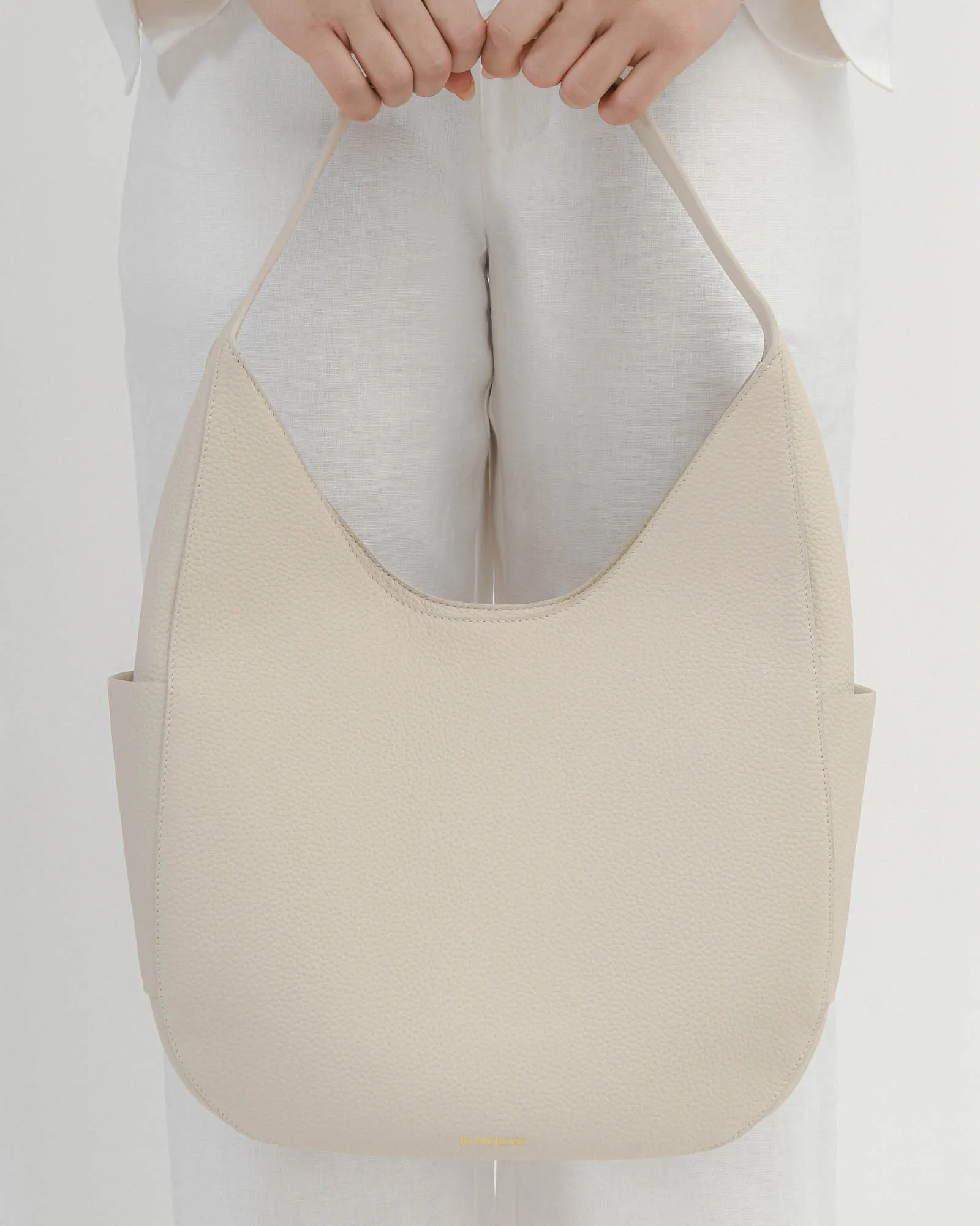 ANTONIA TOTE BAG OFF WHITE LEATHER