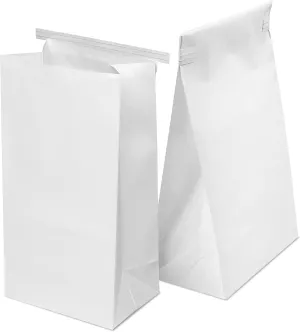 APQ Pack of 1000 Seamless Wire Tie Air Sickness Bags, 4.5 x 2.5 x 8.5 Disposable Vomit Bags 4 1/2 x 2 1/2 x 8 1/2. Polyethylene Gusseted Bags 3 mil. Ideal for Industrial, Health Applications.