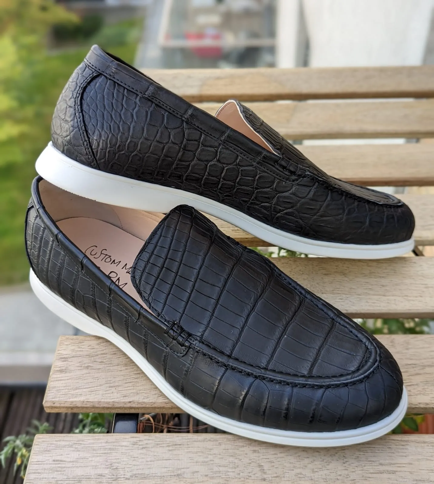 Ascot Cannes - Black Crocodile