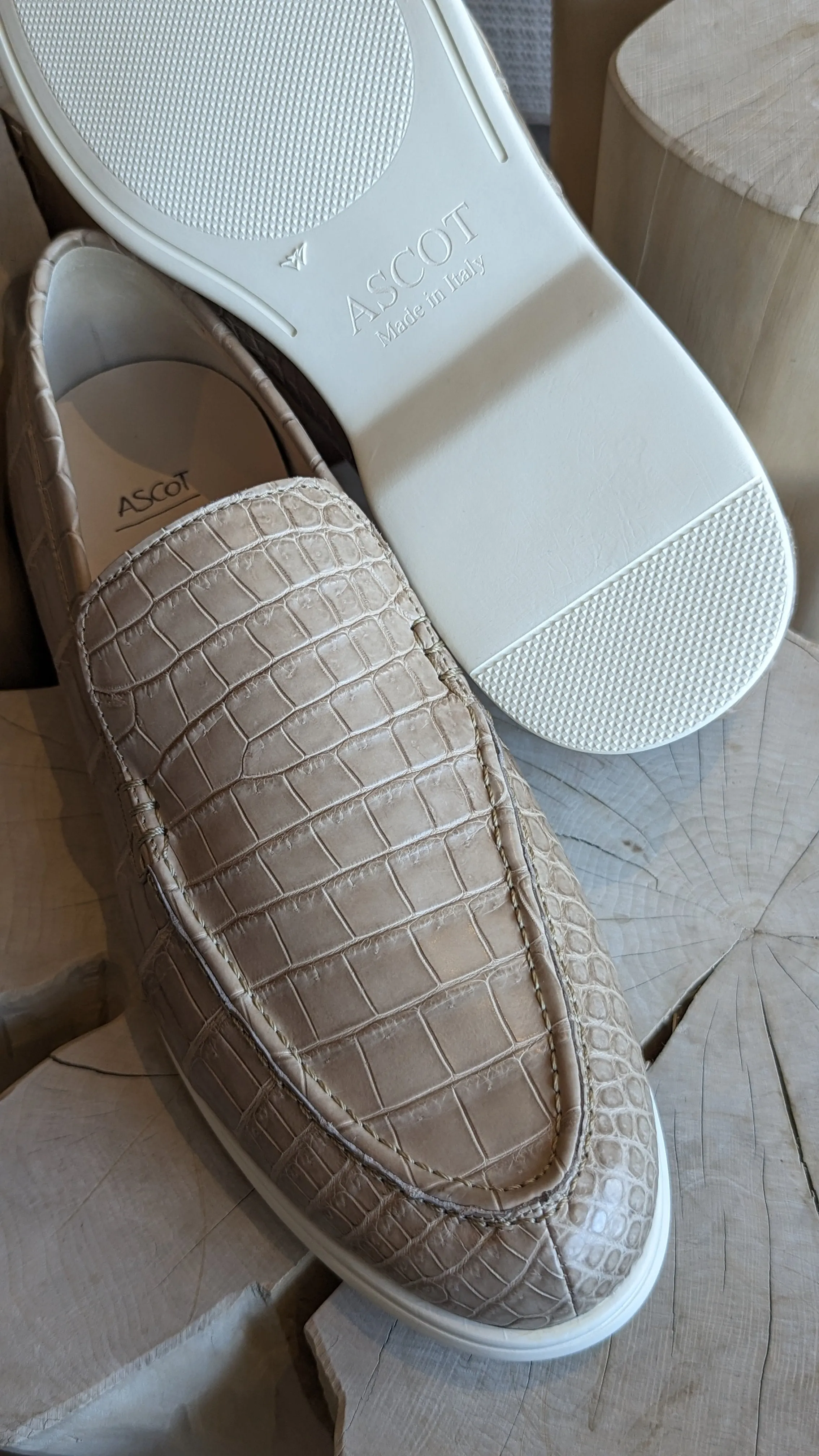 Ascot Cannes - Cream Crocodile