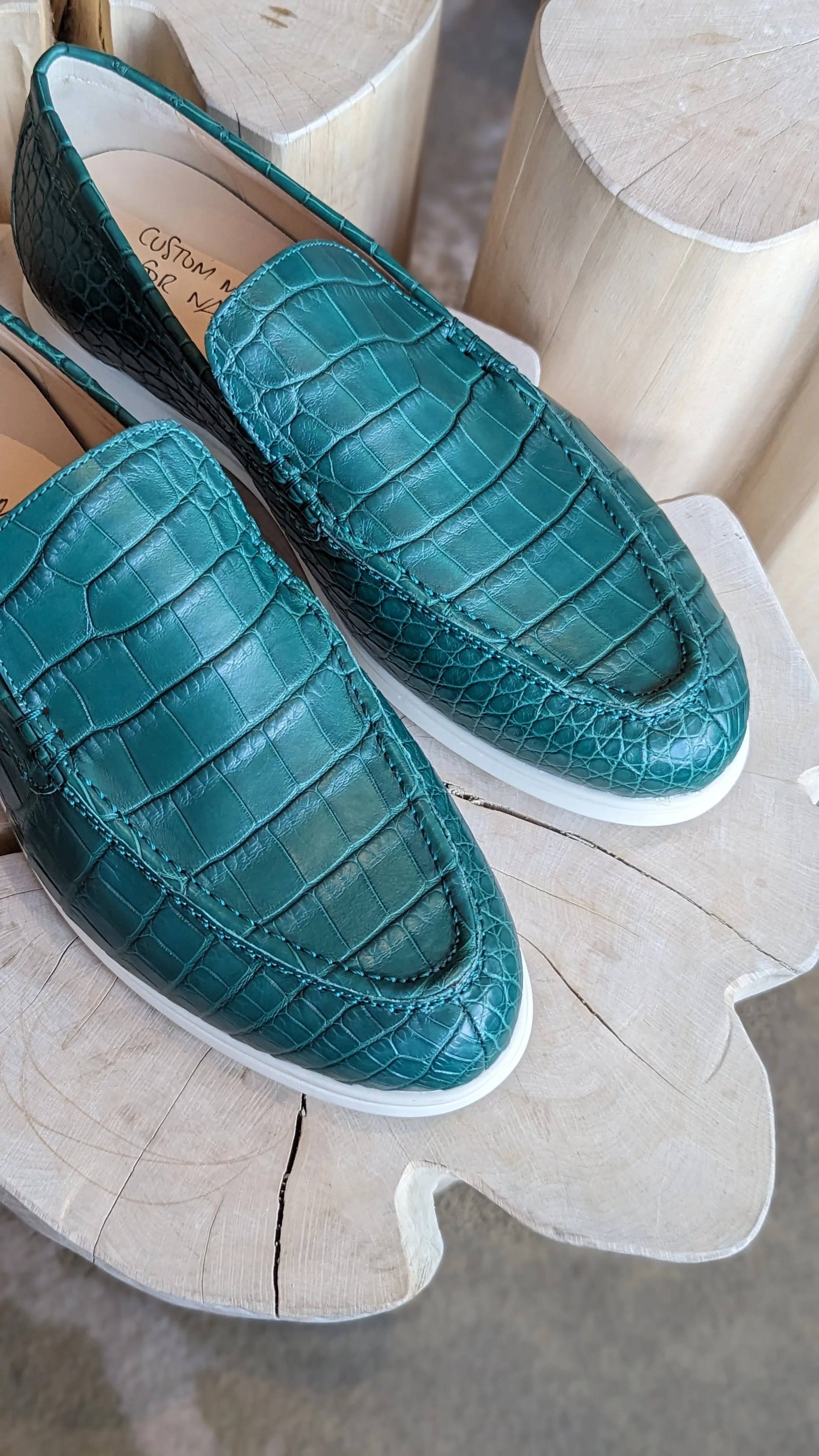 Ascot Cannes - Green Crocodile