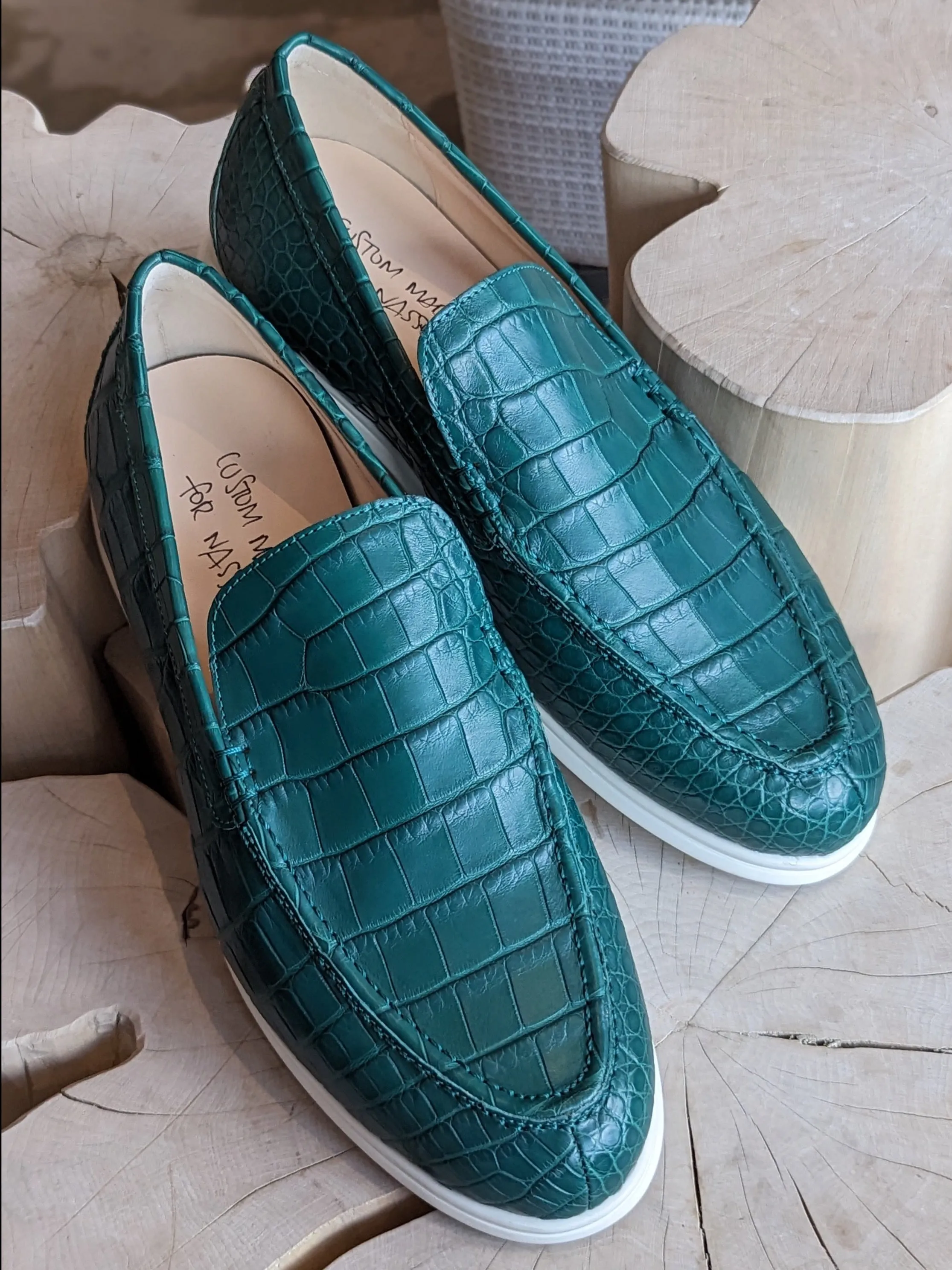 Ascot Cannes - Green Crocodile