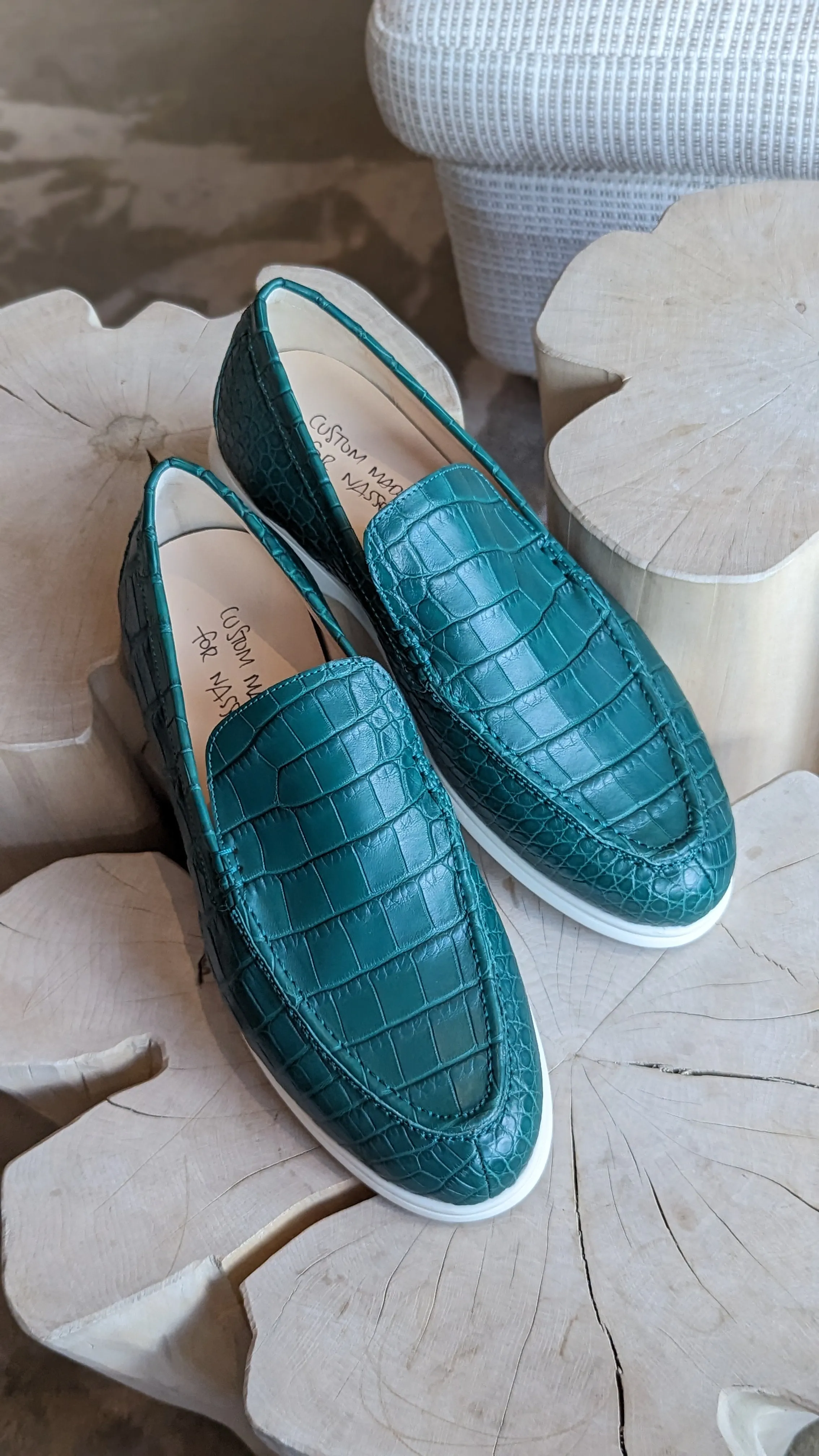 Ascot Cannes - Green Crocodile