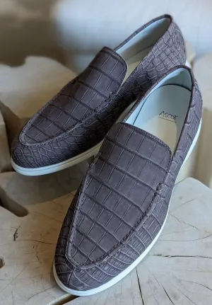Ascot Cannes - Grey Crocodile