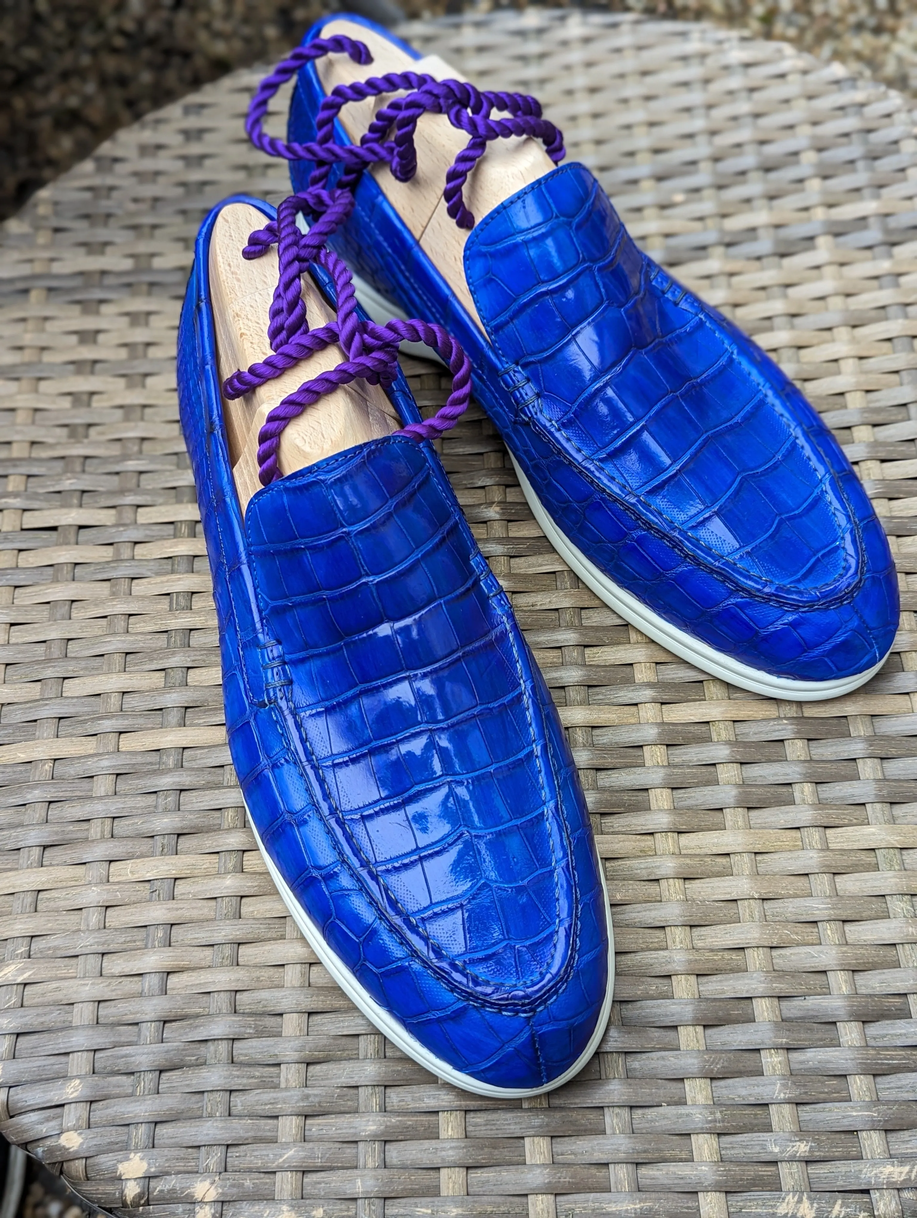 Ascot Cannes - Ocean Blue Crocodile