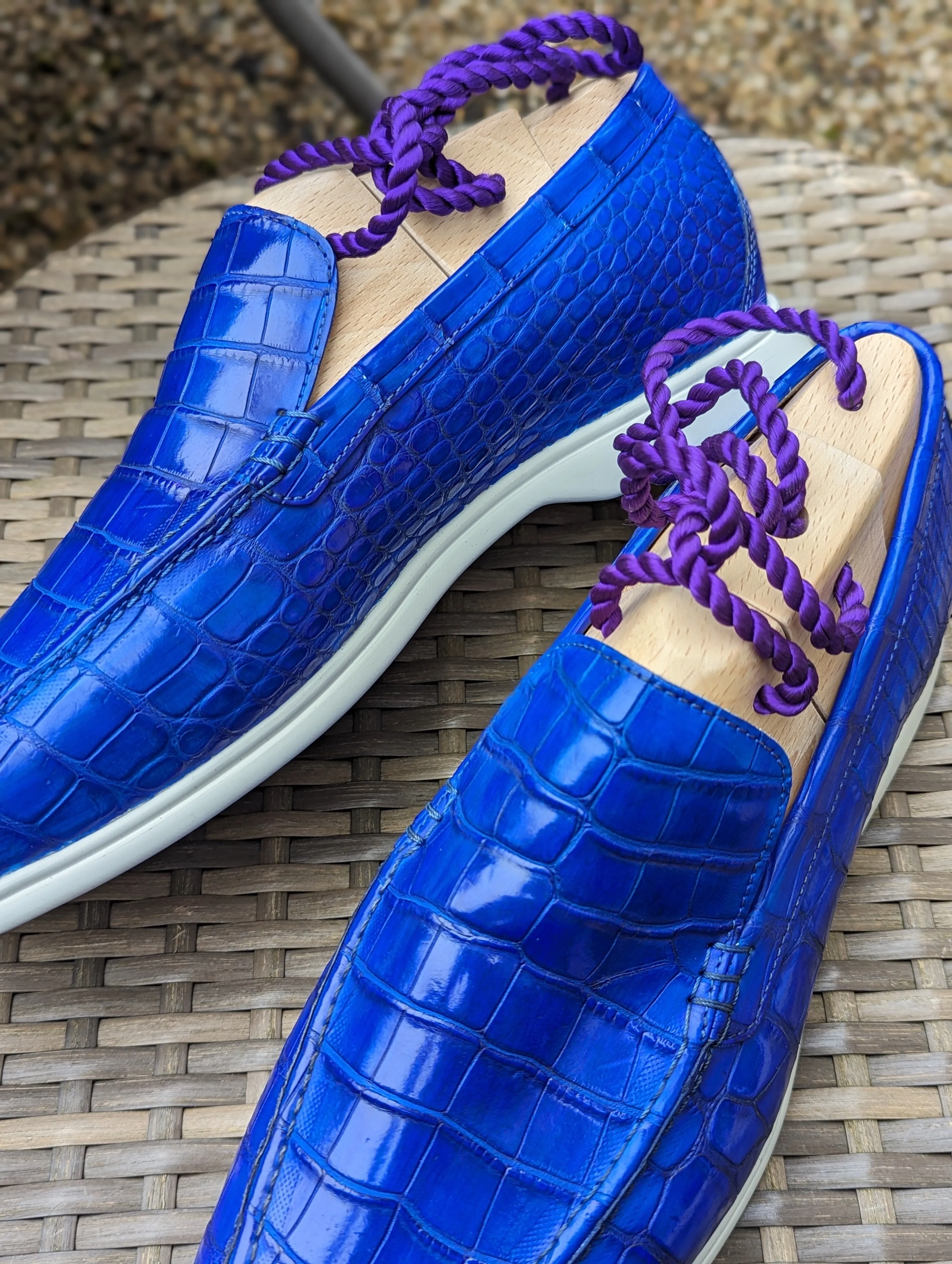 Ascot Cannes - Ocean Blue Crocodile