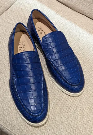 Ascot Cannes - Royal Blue Crocodile
