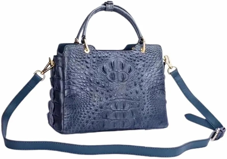 Authentic Real Alligator Leather Women's Handbag Genuine Exotic Crocodile Skin Lady Single Shoulder Bag Female Cross Bag