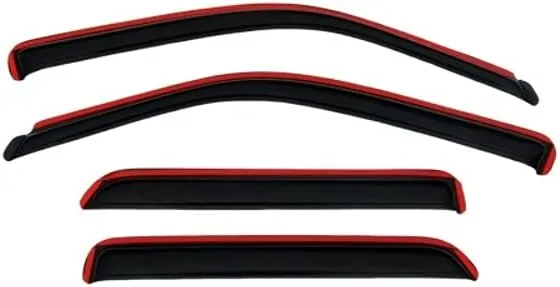Auto Ventshade [AVS] In-Channel Rain Guards for 2010 - 2017 GMC Terrain | Window Vent Visors, 4 pcs. - Smoke | 194167