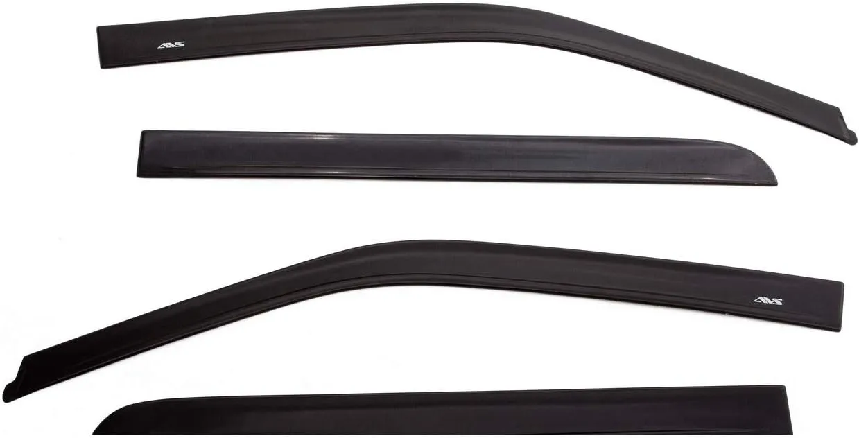 Auto Ventshade [AVS] in-Channel Rain Guards for 2022-2025 Hyundai Santa Cruz | Window Vent Visors, 4 pcs. - Smoke | 194519