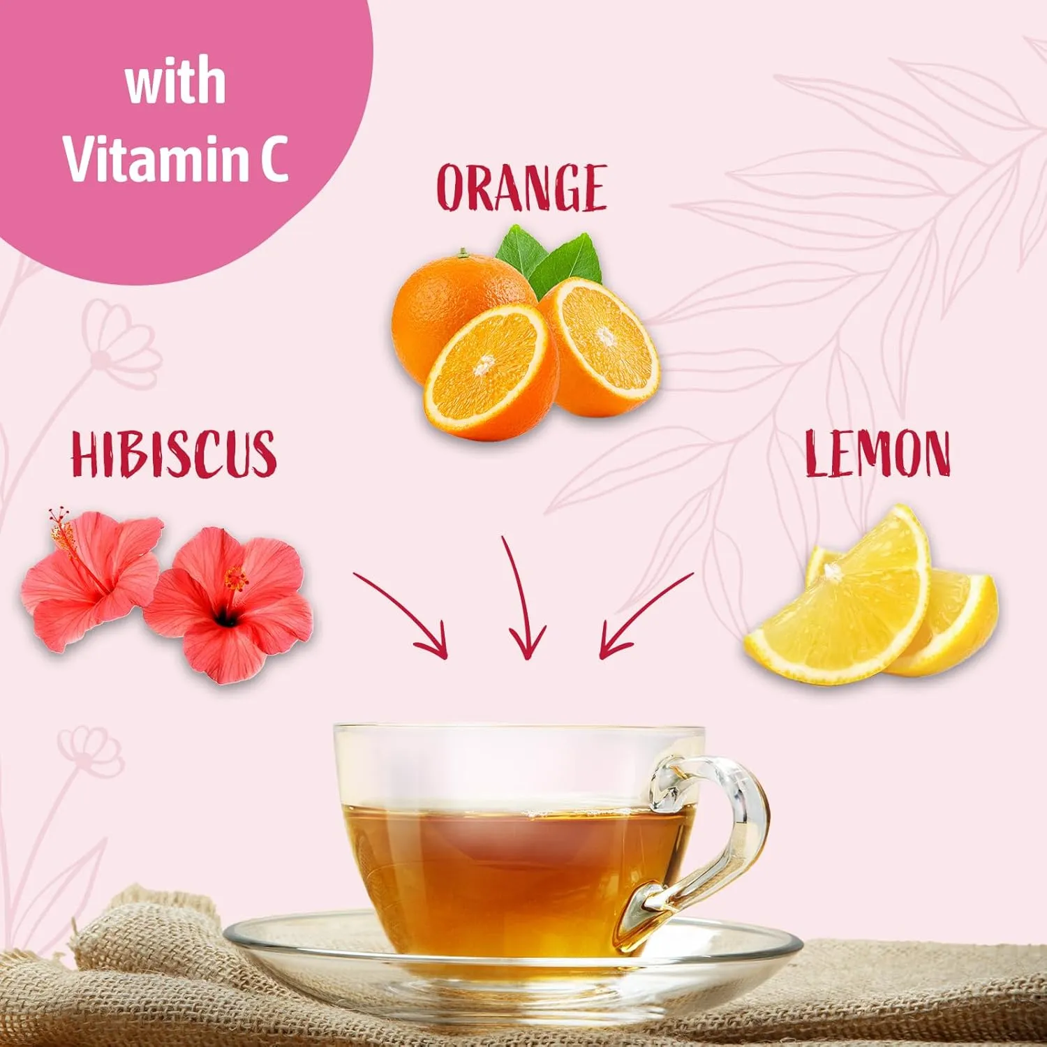 Bad Heilbrunner Active Defense Tea with Vitamin C – Immune Boosting Herbal Blend with Pomegranate & Echinacea – 5 x 20 Tea Bags – Vegan, Natural, Caffeine-Free
