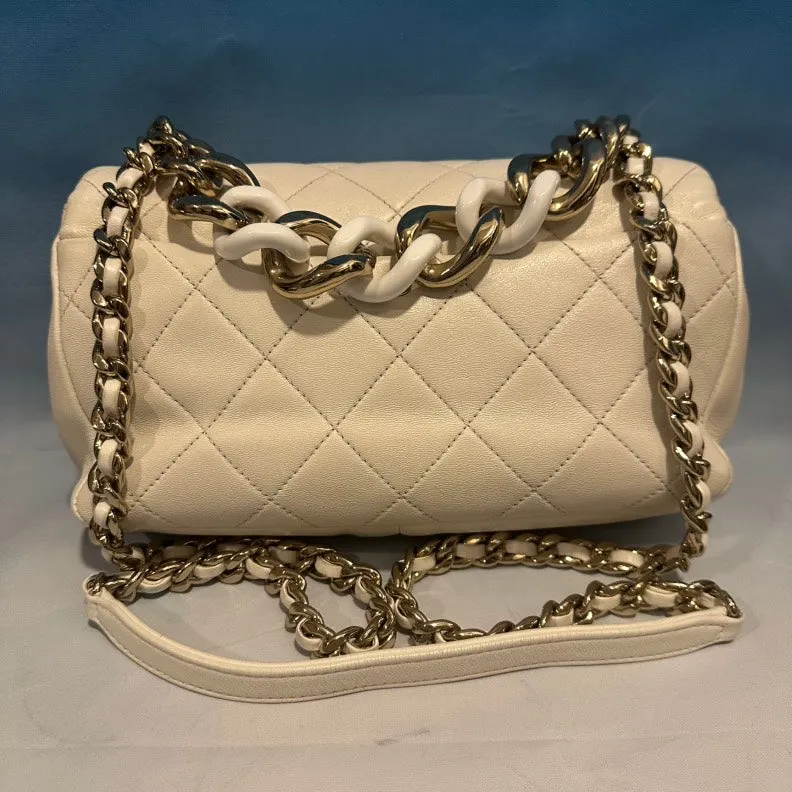 Bag Ivory Flap Chanel High-quality Streamlined Quilted Bag Shoulder