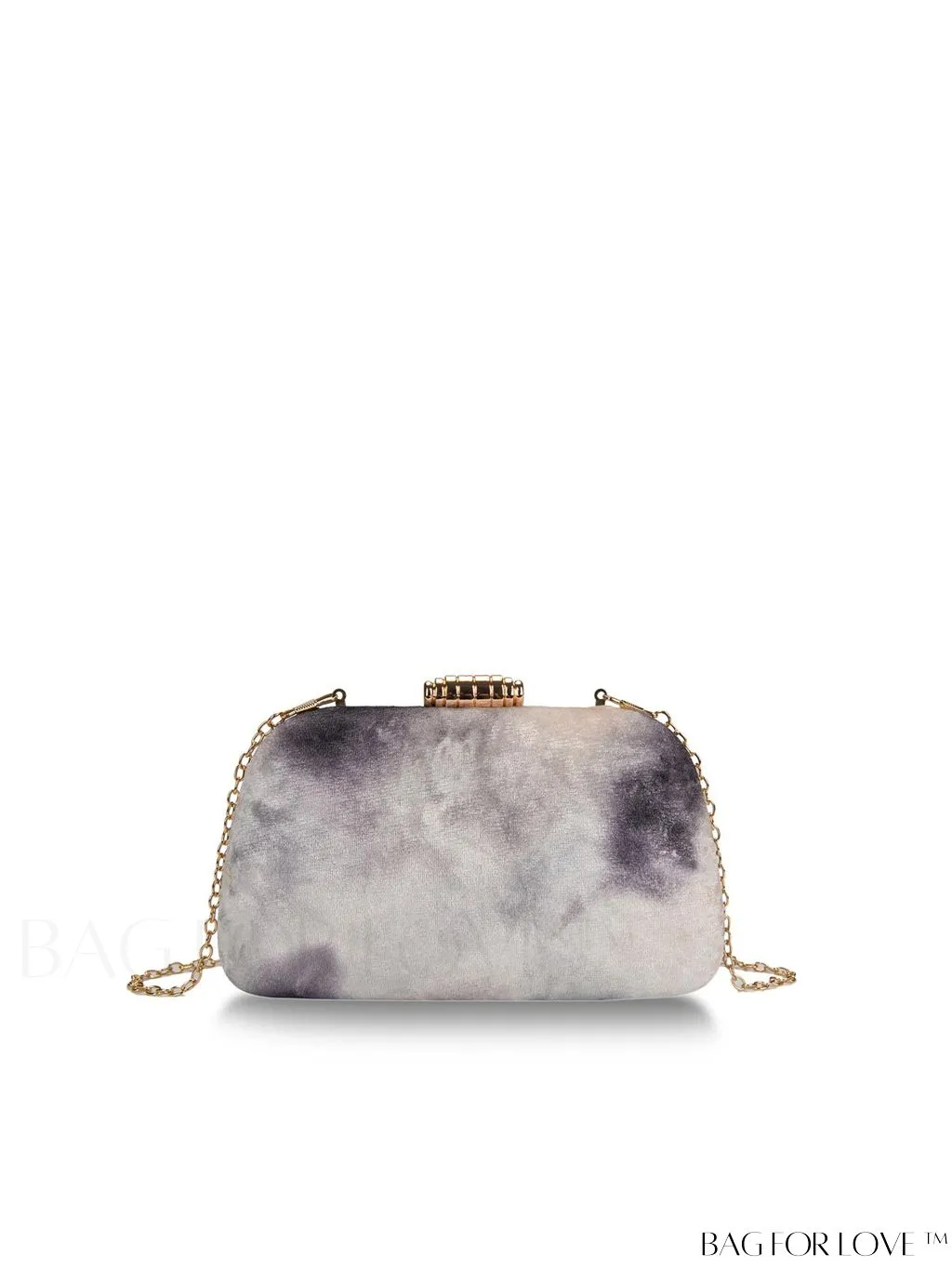 BagForLove - Chic Tie-dye Color Block Clutch Bag