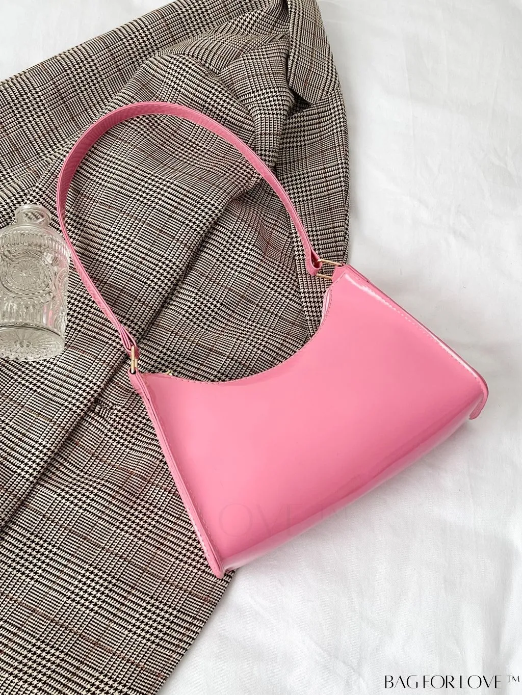 BagForLove - Crocodile Embossed Baguette Handbag