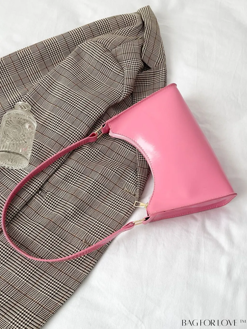 BagForLove - Crocodile Embossed Baguette Handbag