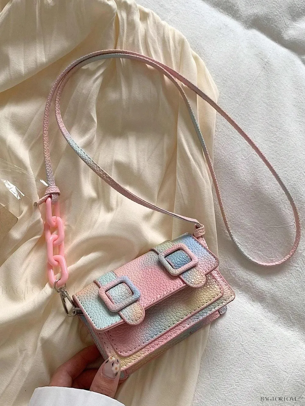 BagForLove - New Arrivals Tie Dye Square Shoulder Bag for Women