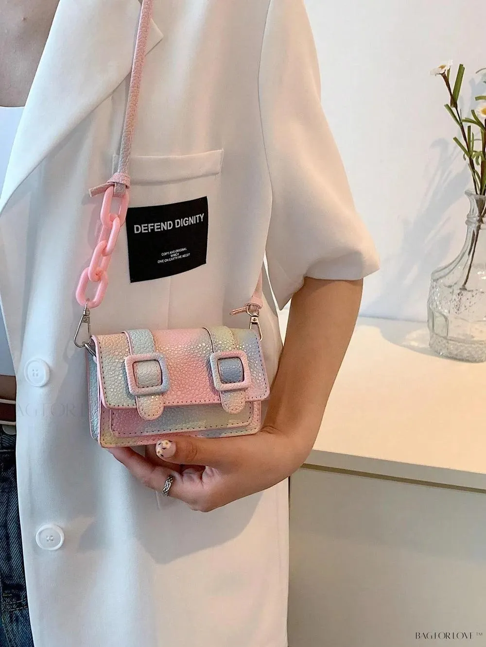 BagForLove - New Arrivals Tie Dye Square Shoulder Bag for Women