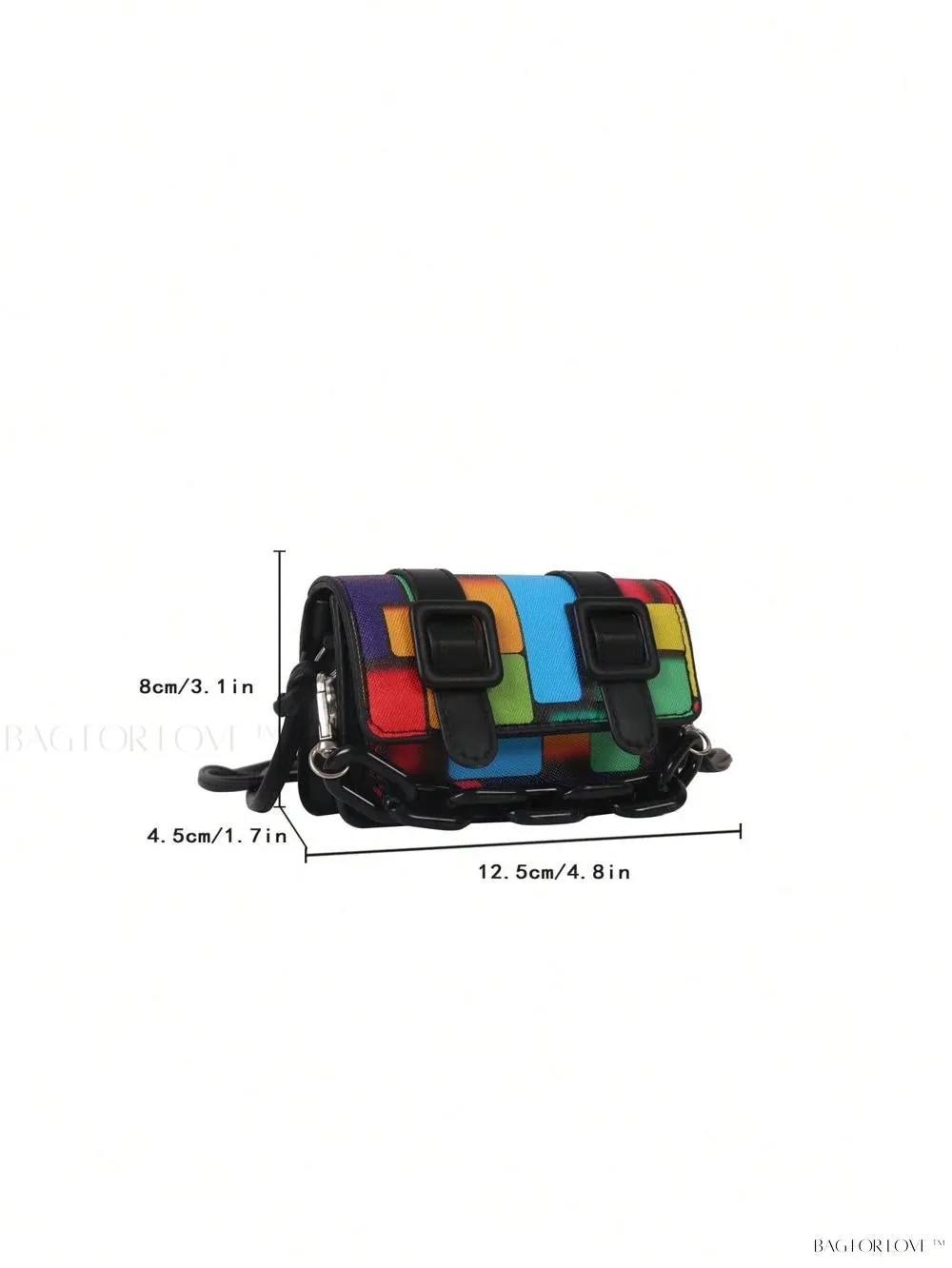 BagForLove - New Arrivals Tie Dye Square Shoulder Bag for Women