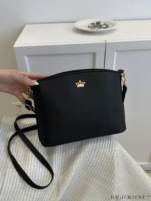 BagForLove - Sleek Black Crossbody Bag with Minimal Design