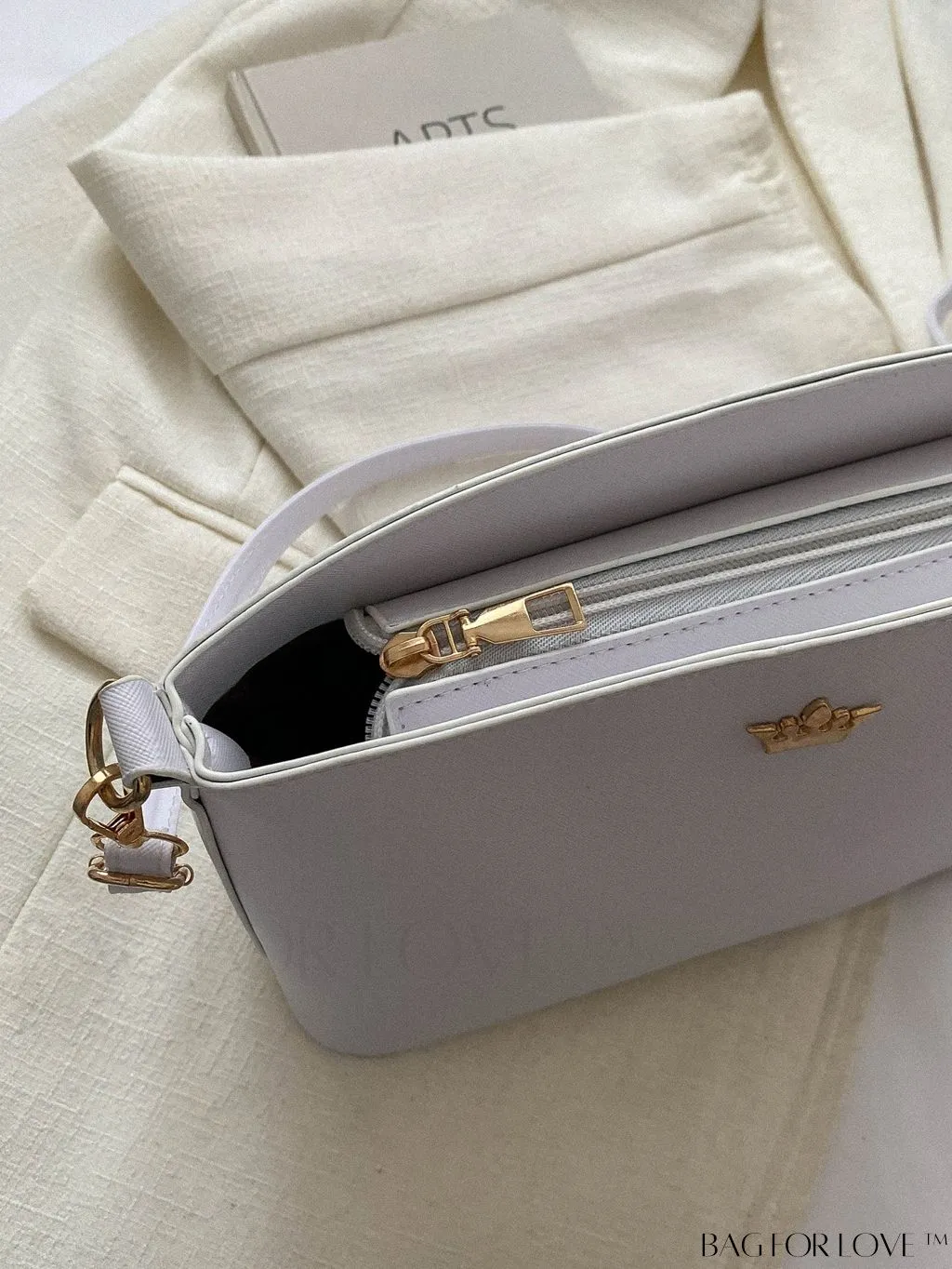 BagForLove - Sleek Black Crossbody Bag with Minimal Design