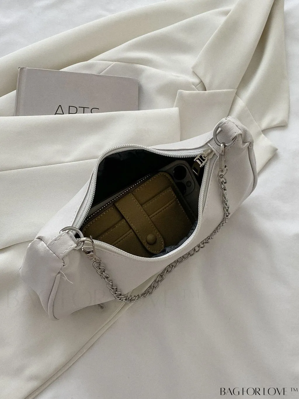 BagForLove - Sleek Chain Baguette Handbag