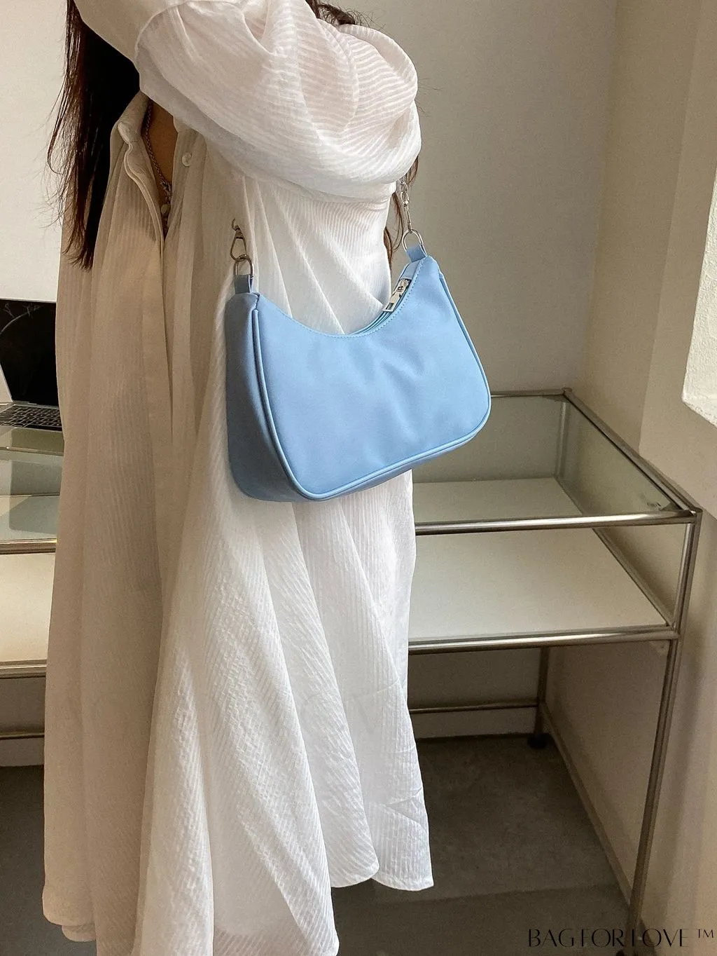 BagForLove - Sleek Chain Baguette Handbag