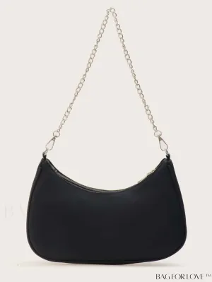 BagForLove - Sleek Chain Baguette Handbag