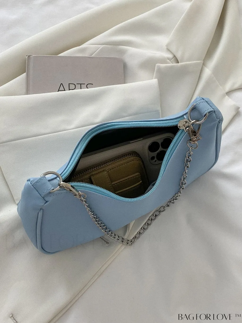 BagForLove - Sleek Chain Baguette Handbag