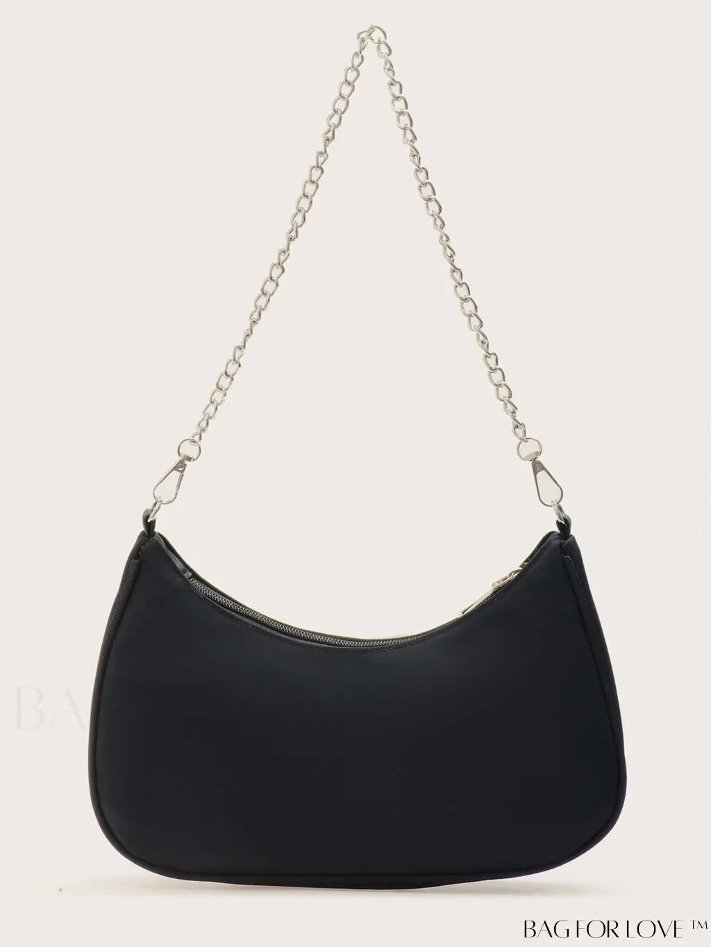 BagForLove - Sleek Chain Baguette Handbag