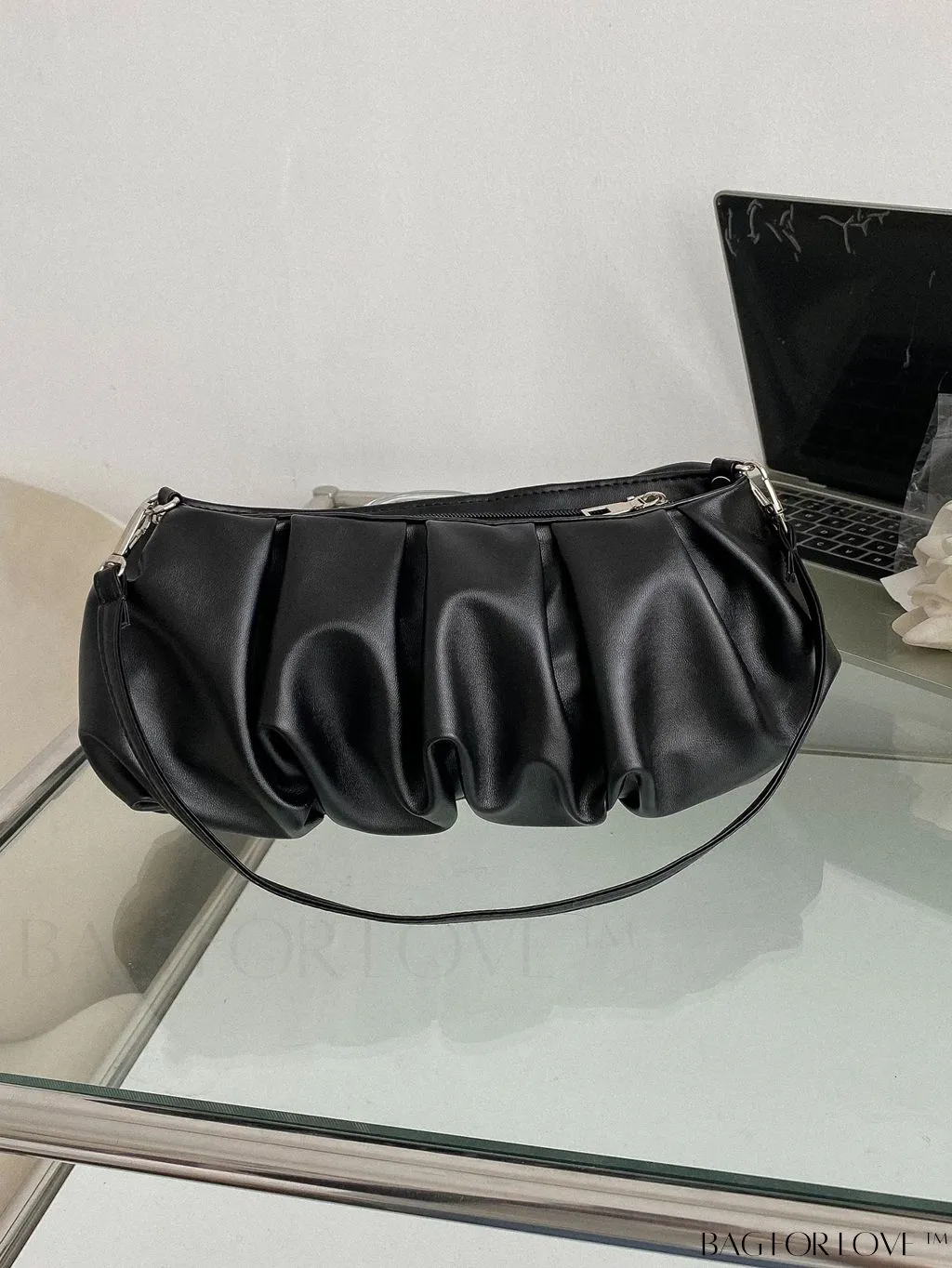 BagForLove - Sleek Ruched Handbag